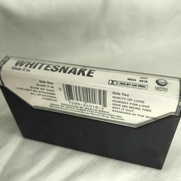 Vintage Whitesnake - Slide It In Cassette, Good Working Condition - Picture 3 of 6